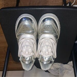 Stylish Silver Kids Shoes